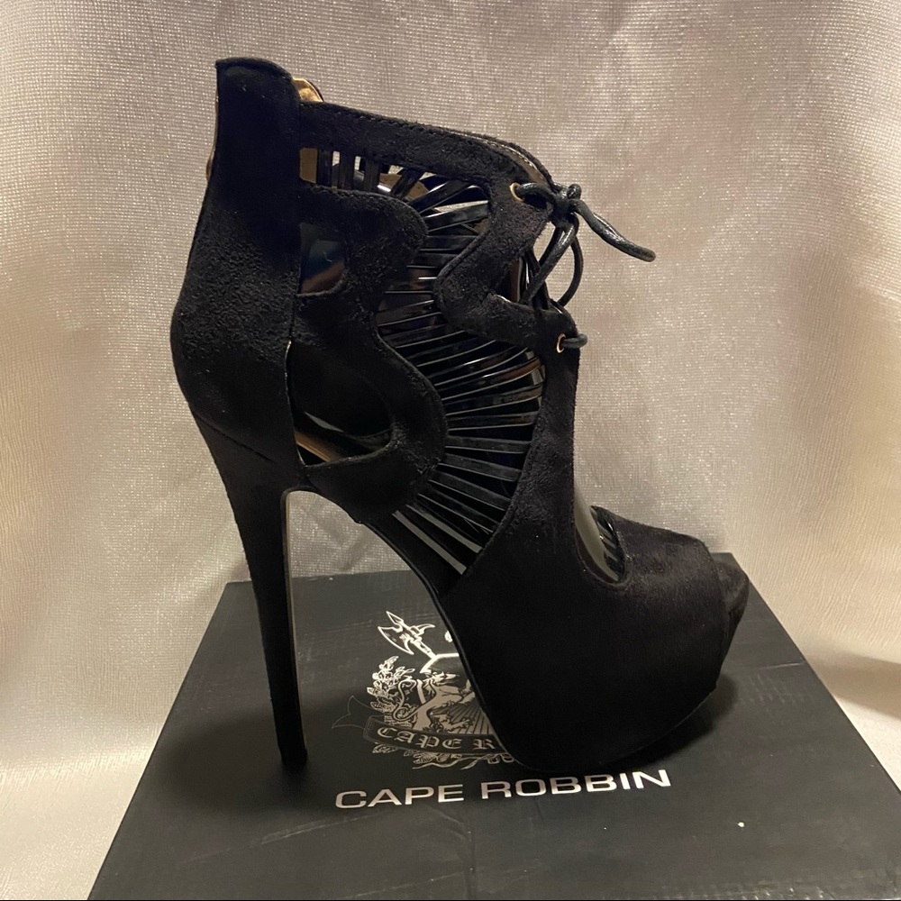 New Black Sexy Platforms Sz 9